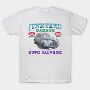 Junkyard Garage Classic Car Hot Rod Novelty Gift T-Shirt